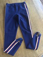 Blauwe broek nik&nik maar 176, met leuke oranje bies, Ophalen of Verzenden, Zo goed als nieuw, Meisje, Broek