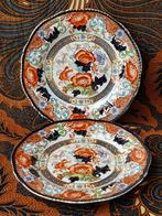 Prachtig stel antieke Verona borden uit Engeland 23 cm.