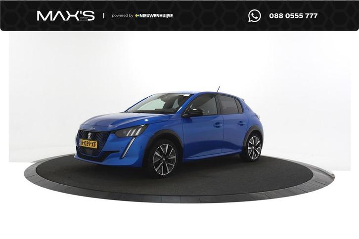 Peugeot e-208 EV GT 350 50 kWh | Navigatie | Cruise Control, Auto's, Peugeot, Bedrijf, Te koop, 360° camera, ABS, Achteruitrijcamera