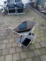 Vintage gietijzeren  serveerwagen mooie  smeedijzer, Ophalen of Verzenden