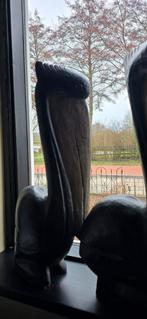 Twee grote houten Pelikanen beelden, Ophalen of Verzenden
