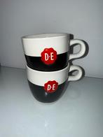 Douwe Egberts Kopjes - Set van 2, Huis en Inrichting, Keuken | Servies, Keramiek, Ophalen of Verzenden, Zo goed als nieuw, Overige stijlen