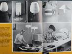 1958, PHILIPS FOLDER, LAMPEN, VERLICHTINGSORNAMENTEN, DESIGN, Ophalen of Verzenden