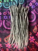 20 dunne nieuwe lichtgrijze human hair dreads nu voor 120€, Ophalen of Verzenden, Nieuw, Pruik of Haarverlenging