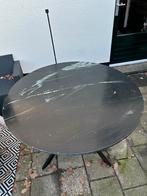 Eettafel rond marmer 130, Tuin en Terras, Tuintafels, Ophalen, Gebruikt, Rond, Overige materialen
