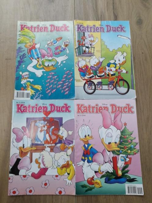 Katrien Duck strip - 4 exemplaren uit 2018, Verzamelen, Disney, Zo goed als nieuw, Overige typen, Donald Duck, Ophalen
