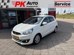 Mitsubishi Space Star 1.0 Intense | Airco | 64.113 km Dealer, Auto's, Mitsubishi, Stof, Gebruikt, Wit, Origineel Nederlands