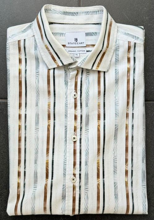 Gestreept overhemd, korte mouw, State Of Art, mt.43 XL, Kleding | Heren, Overhemden, Zo goed als nieuw, Halswijdte 43/44 (XL)