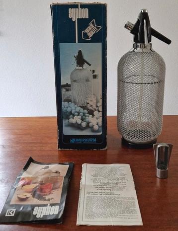 Merkuria Kovočas seltzer syphon 70's Czech Design. beschikbaar voor biedingen