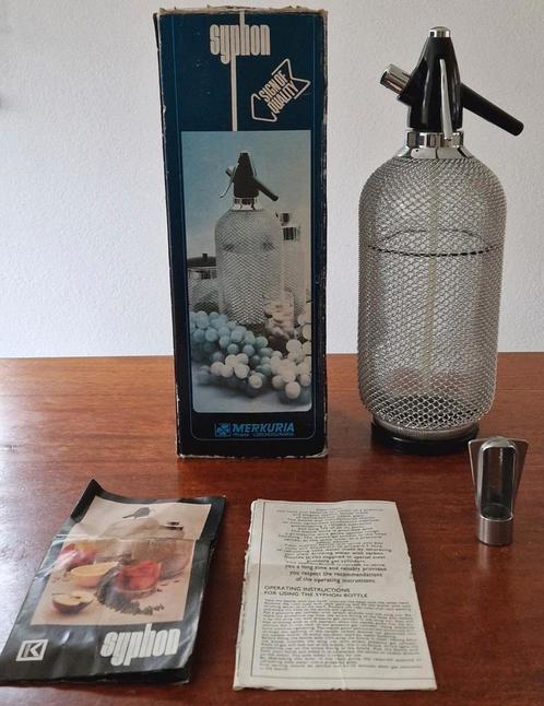 Merkuria Kovočas seltzer syphon 70's Czech Design., Huis en Inrichting, Woonaccessoires | Overige, Zo goed als nieuw, Ophalen of Verzenden