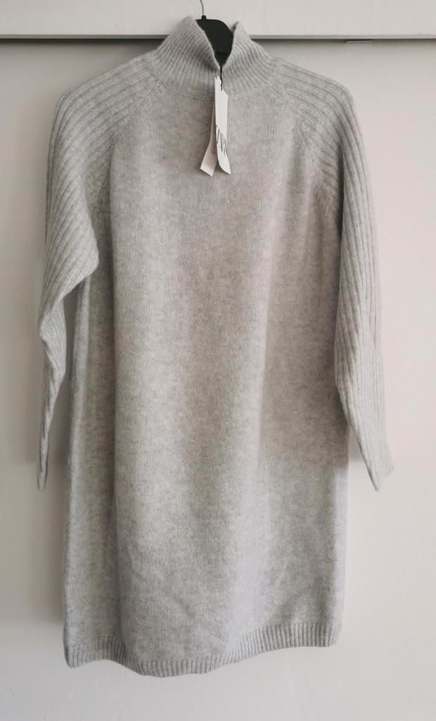 ZARA trui/jurkje met wol en kameel mt. M, Kleding | Dames, Truien en Vesten, Nieuw, Maat 38/40 (M), Grijs, Verzenden