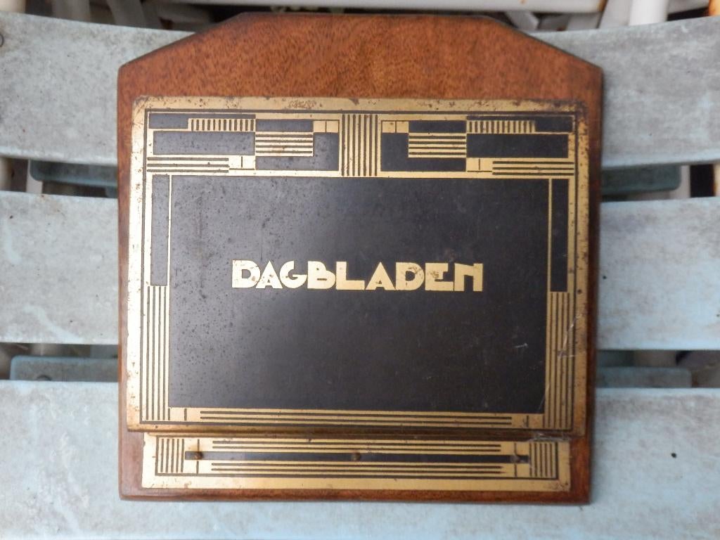 Art Deco krantenrekje, Ophalen of Verzenden, Gebruikt