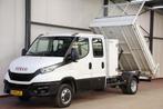 Iveco Daily 35C16 2.3 160PK KIPPER DUBBEL CABINE EURO 6, Auto's, Bestelauto's, Gebruikt, Euro 6, Iveco, Bedrijf