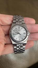 Vintage Seiko Horloge SQ100 sunburst, Sieraden, Tassen en Uiterlijk, Seiko, Gebruikt, Staal, Verzenden