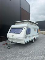 Hefdak rapido safari caravan 1994 4pers nette staat Inc tent, Caravans en Kamperen, Caravans, Standaardzit, 75 kg, Omvormbare zithoek