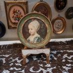 Oud florentijns italiaans schilderijtje lijstje prent O34, Antiek en Kunst, Curiosa en Brocante, Ophalen of Verzenden