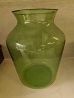 Grote Vaas Groen Doorzichtig, Minder dan 50 cm, Groen, Glas, Gebruikt