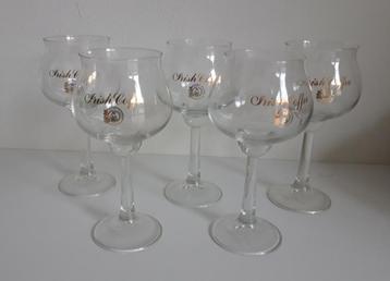 Irish coffee glazen  5 stuks € 5,00 beschikbaar voor biedingen