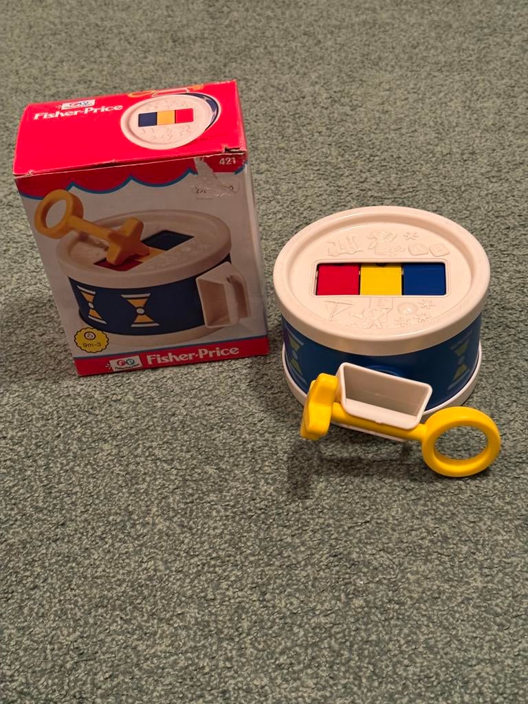 Te koop fisher price trommel, Ophalen, Gebruikt, Jongen of Meisje