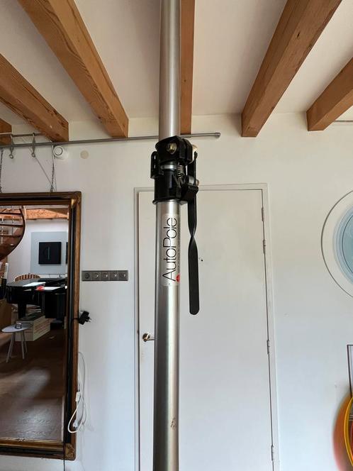 7 Autopole Monfrotto 032B palen 210-370 cm uitschuifbaar., Audio, Tv en Foto, Fotografie | Fotostudio en Toebehoren, Gebruikt