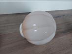 Bol lamp van glas jaren '30 (Thabur), Ophalen of Verzenden, Zo goed als nieuw, Rond, Minder dan 25 cm
