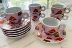 6 Espresso kopjes en schoteltjes van FLAMANT, Huis en Inrichting, Keuken | Servies, Nieuw, Ophalen of Verzenden, Overige stijlen
