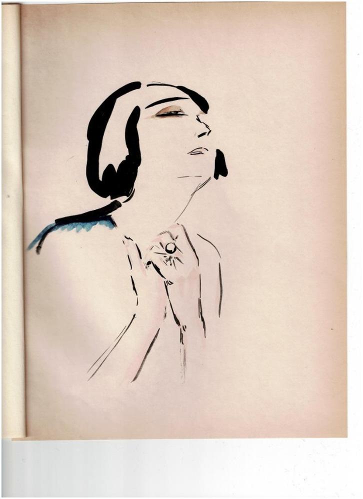 Kees van Dongen  - Pochoir - Prière - 1925, Antiek en Kunst, Kunst | Litho's en Zeefdrukken, Ophalen of Verzenden