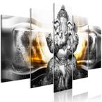 1008 Ganesha Hinduism 5 Luik Schilderij 200x100cm XXL Nieuw, Ophalen of Verzenden