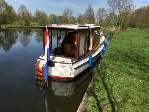 Boot bakdekker kofferdekkruiser salonkruiser, Watersport en Boten, Motorboten en Motorjachten, Gebruikt, Staal, 6 tot 9 meter