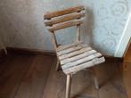 Brocante houten poppenstoel, Antiek en Kunst, Antiek | Speelgoed, Ophalen of Verzenden