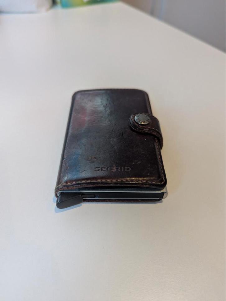 Bruine Secrid Portemonnee - Gebruikt, Sieraden, Tassen en Uiterlijk, Portemonnees, Bruin, Ophalen