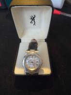 Browning horloge, herenhorloge limited edition uniek, Overige merken, Staal, Polshorloge, Ophalen of Verzenden