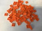 Lego plaat 2x2 oranje, Ophalen of Verzenden, Gebruikt, Losse stenen, Lego