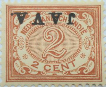 Nederlands-Indië 2 cent 1908 (postfris, CW 8 eur) beschikbaar voor biedingen