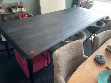 Tafel jiska 250x100 zwart mangohout beschikbaar voor biedingen