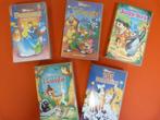 Pakket van 5 VHS videofilms van Disney, Cd's en Dvd's, VHS | Kinderen en Jeugd, Alle leeftijden, Verzenden, Gebruikt