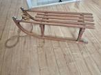 Houten slee (Davos), Ophalen, Gebruikt, Hout