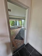 Glazen deur rvs met veiligheidsglas 82x200, Ophalen, Zo goed als nieuw