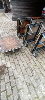 Laatste 4 transportwagens in 1 koop fabriekswagen motorkar, Doe-het-zelf en Verbouw, Ophalen, Zo goed als nieuw, IJzer