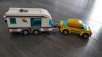Te koop aangeboden: Lego City Gele auto met caravan, Ophalen of Verzenden, Zo goed als nieuw, Complete set, Lego