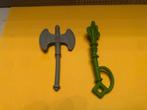 Masters of The Universe: He-Man Battle Axe en Mace MOTU, Gebruikt, Ophalen of Verzenden