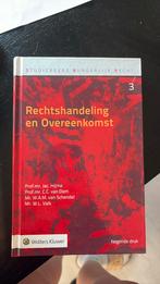 Rechtshandeling en Overeenkomst, Ophalen of Verzenden, Zo goed als nieuw