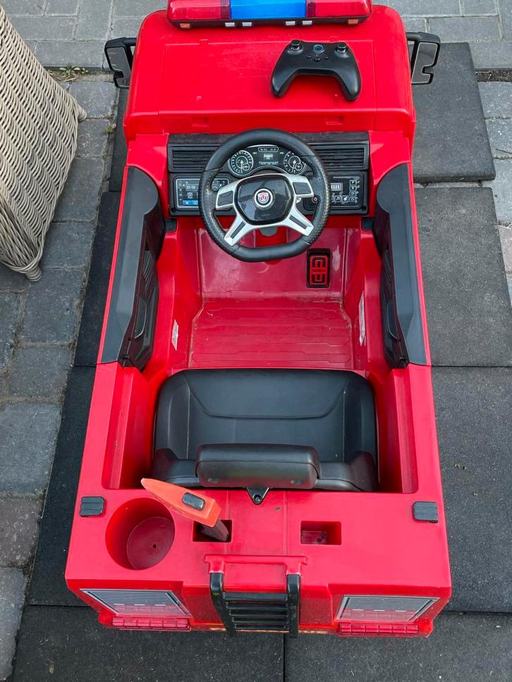 Brandweerauto Kinderen met Afstandsbediening, Kinderen en Baby's, Speelgoed | Buiten | Accuvoertuigen, Gebruikt, Ophalen