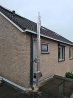 Kokermast aluminium, Ophalen, Nieuw, Mast