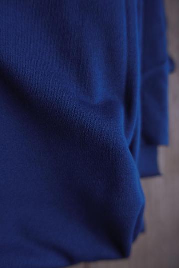 lap blauwe fijne stretch structuurstof beschikbaar voor biedingen