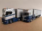 Tekno Scania's Plastirec, Ophalen of Verzenden, Zo goed als nieuw, Bus of Vrachtwagen, Tekno