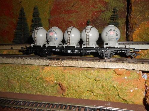 Märklin 48532 Silocontainer draag wagon, met 5 containers, Hobby en Vrije tijd, Modeltreinen | H0, Nieuw, Wagon, Wisselstroom