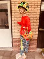 zelfgemaakte groente outfit+ hoed+ leuke perziken blouse, Carnaval, Maat 42/44 (L), Ophalen of Verzenden, Zo goed als nieuw