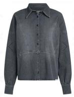 Penn & Ink denim blouse grijs 38 zgan, Maat 38/40 (M), Penn & Ink, Verzenden, Zo goed als nieuw