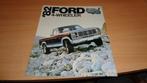 Folder  FORD  4 - WHEELERS  1982, Boeken, Auto's | Folders en Tijdschriften, Zo goed als nieuw, Ford, Verzenden